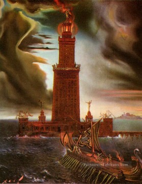 アレクサンドリアの灯台 2 サルバドール・ダリ Oil Paintings